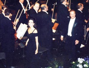 Lucia Aliberti con Alfredo Kraus nell'Opera "Lucia di Lammermoor” alla Deutsche Oper di Berlino